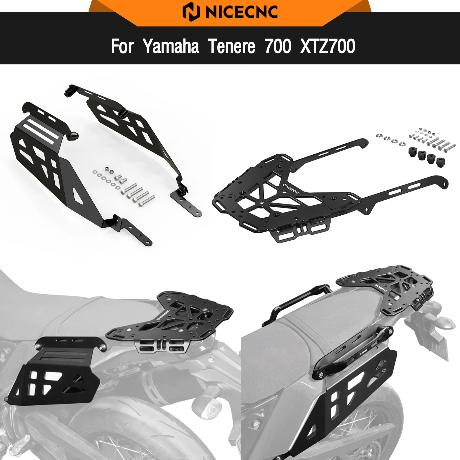 For Yamaha Tenere 700 XTZ700 2019-2024 Side Luggage Rack Saddlebag Bracket Rear Luggage Rack Cargo Tenere700 TENERE T700 XTZ 700
For Yamaha Tenere 700 XTZ700 2019-2024 Side Luggage Rack Saddlebag Bracket Rear Luggage Rack Cargo Tenere700 TENERE T700 XTZ 700