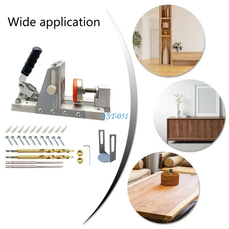 E15A Woodworking Oblique Hole Drill Locator Pocket Hole Jig For Drilling 15 Degree
E15A Woodworking Oblique Hole Drill Locator Pocket Hole Jig For Drilling 15 Degree