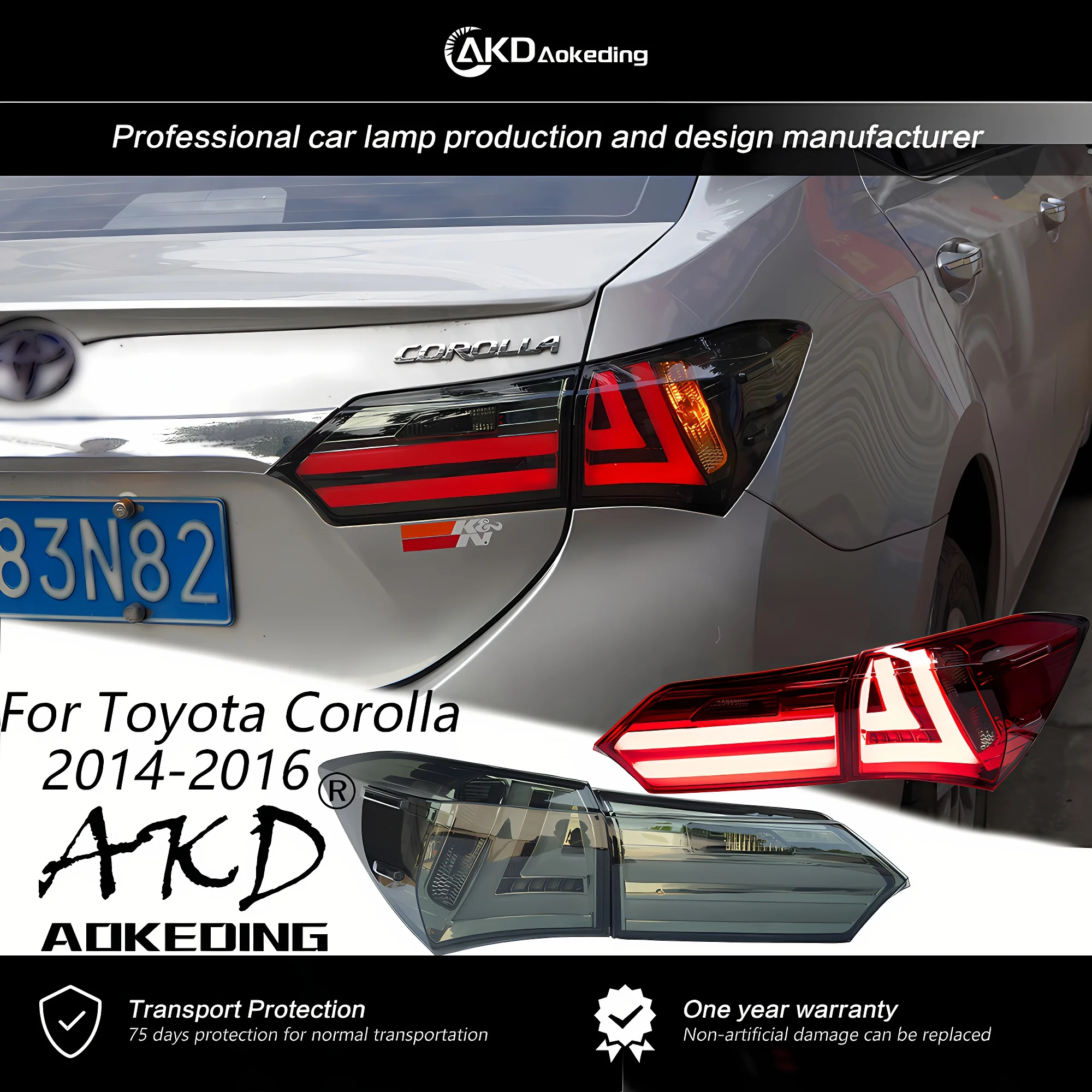 Задний фонарь AKD для Toyota Corolla, задние фонари 2014-2017, задний фонарь, задний фонарь, Задний сигнал, задний тормоз, задние автомобильные аксессуары, 2 шт.
Задний фонарь AKD для Toyota Corolla, задние фонари 2014-2017, задний фонарь, задний фонарь, Задний сигнал, задний тормоз, задние автомобильные аксессуары, 2 шт.
