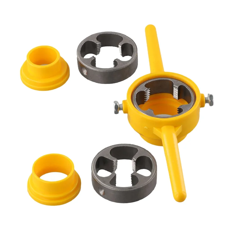 6pcs Pipe Threader 1/2 3/4 1Inch Plumbing PVC Thread Tool Manual Plumbing Screw Die Wrench Water Pipe Plate Teeth Set
6pcs Pipe Threader 1/2 3/4 1Inch Plumbing PVC Thread Tool Manual Plumbing Screw Die Wrench Water Pipe Plate Teeth Set