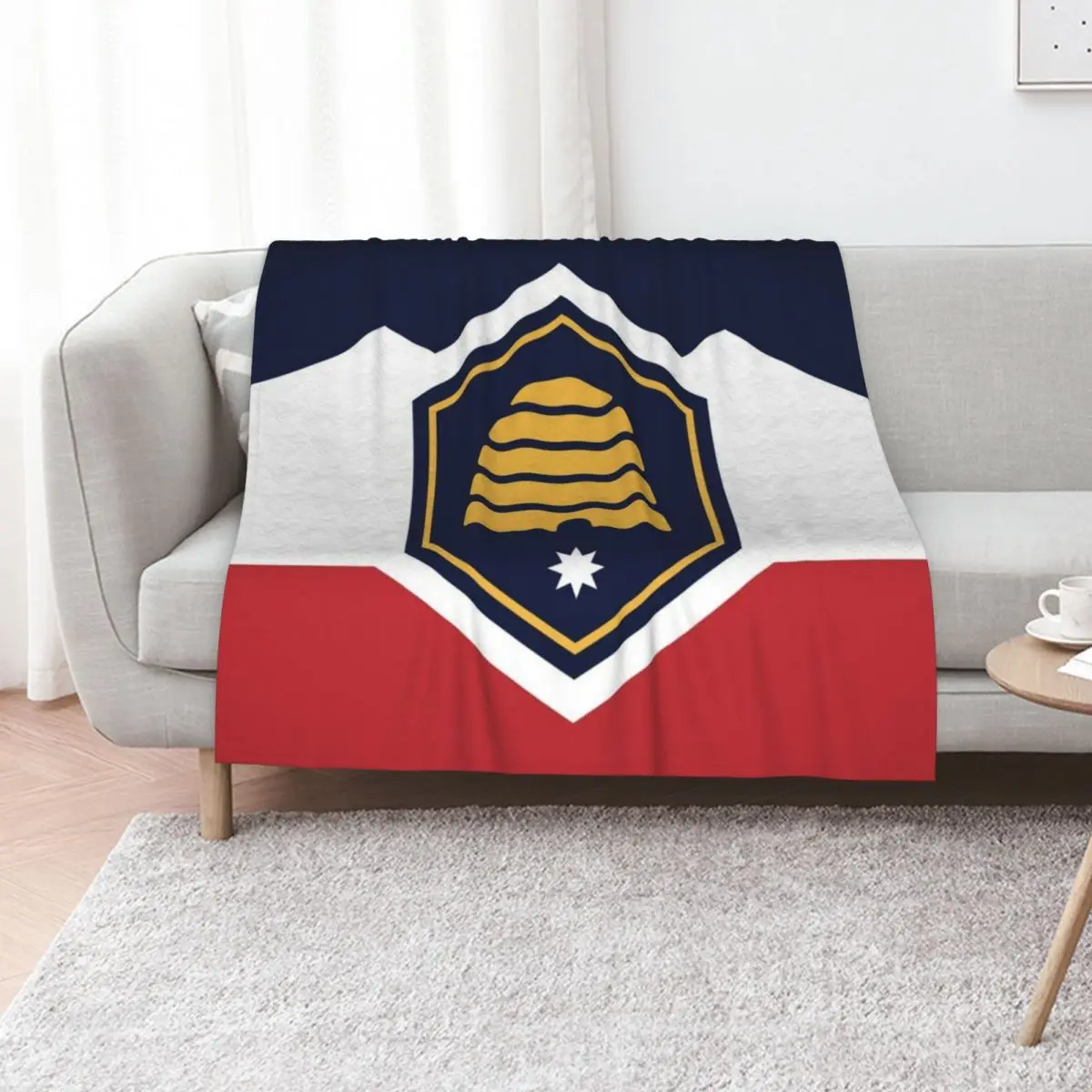 New Utah State Flag 2023 Throw Blanket Fuzzy Plush Throw Blanket for Sofa Chair
New Utah State Flag 2023 Throw Blanket Fuzzy Plush Throw Blanket for Sofa Chair
