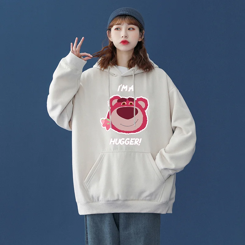 Disney Cartoon Bear Strawberry Bear Printed Hoodie for Men and Women Couples Cartoon Bear Leisure Sports Street Hoodie
Disney Cartoon Bear Strawberry Bear Printed Hoodie for Men and Women Couples Cartoon Bear Leisure Sports Street Hoodie