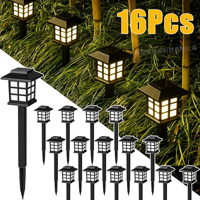 16Pcs Outdoors Solar Lights LED Waterproof Walkway Lamp New Maintain Lighting For Your Garden Landscape Path Yard Patio Driveway
16Pcs Outdoors Solar Lights LED Waterproof Walkway Lamp New Maintain Lighting For Your Garden Landscape Path Yard Patio Driveway