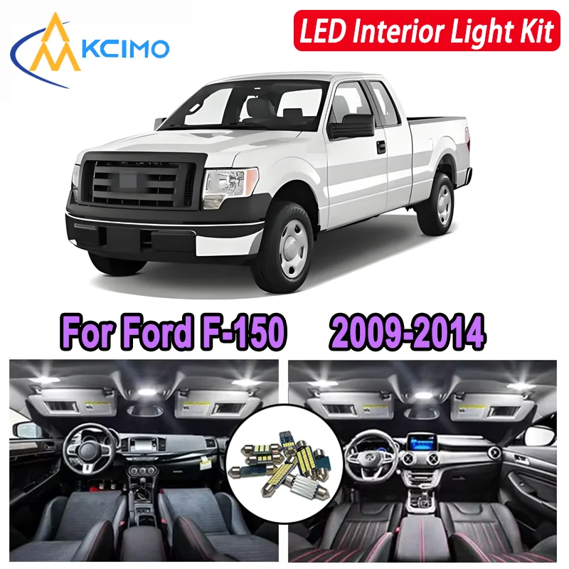 Kcimo LED For Ford F-150 (2009-2014) Premium Bright LED Interior Dome Map Trunk Light Kit Car Led Lamps Canbus Lamps Car LED 
Kcimo LED For Ford F-150 (2009-2014) Premium Bright LED Interior Dome Map Trunk Light Kit Car Led Lamps Canbus Lamps Car LED