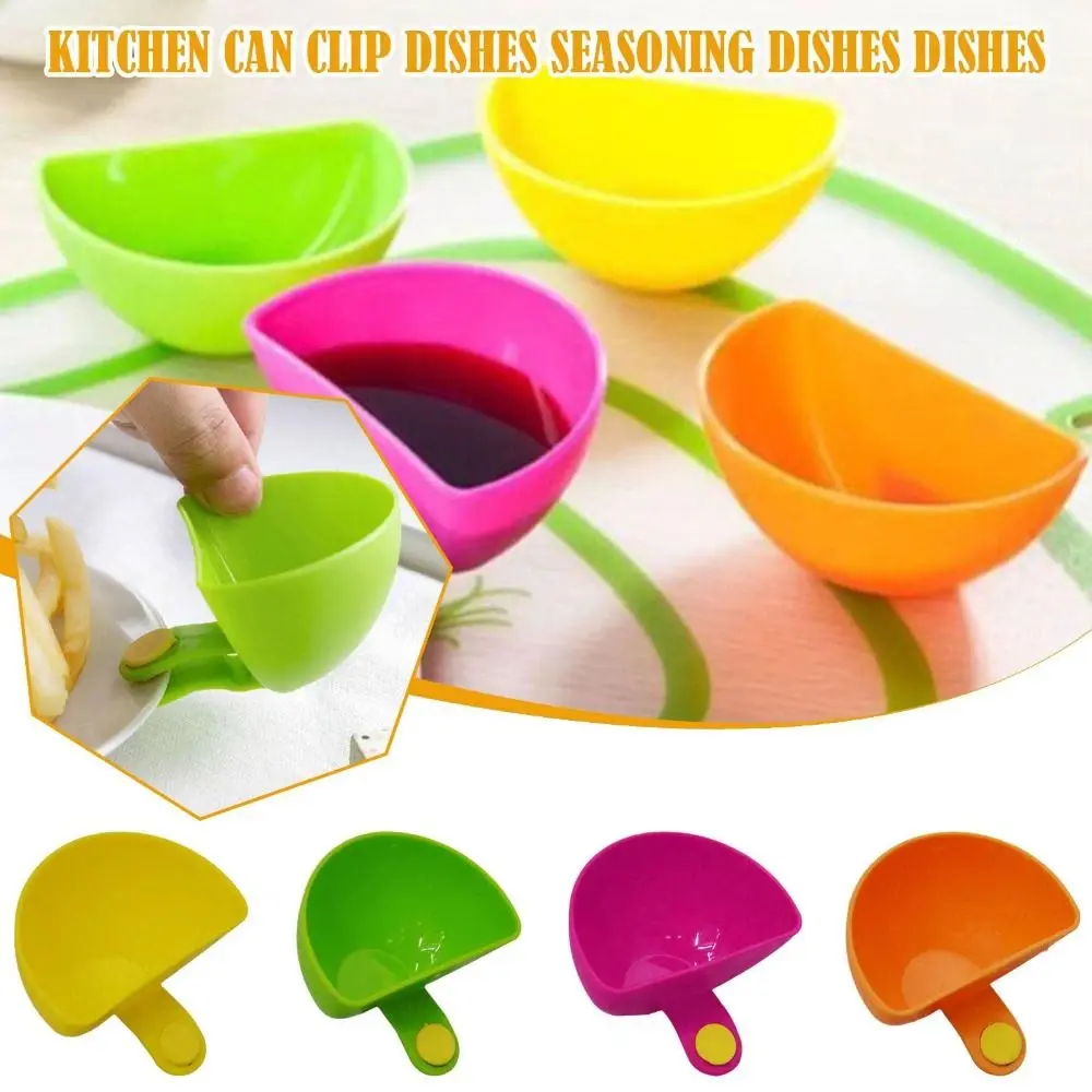 Colorful Dip Clip Bowls Clip-On Plastic Dipping Sauce Cups Kitchen Gadgets Multi-Purpose Spices Dip Container Bowl kitchen
Colorful Dip Clip Bowls Clip-On Plastic Dipping Sauce Cups Kitchen Gadgets Multi-Purpose Spices Dip Container Bowl kitchen