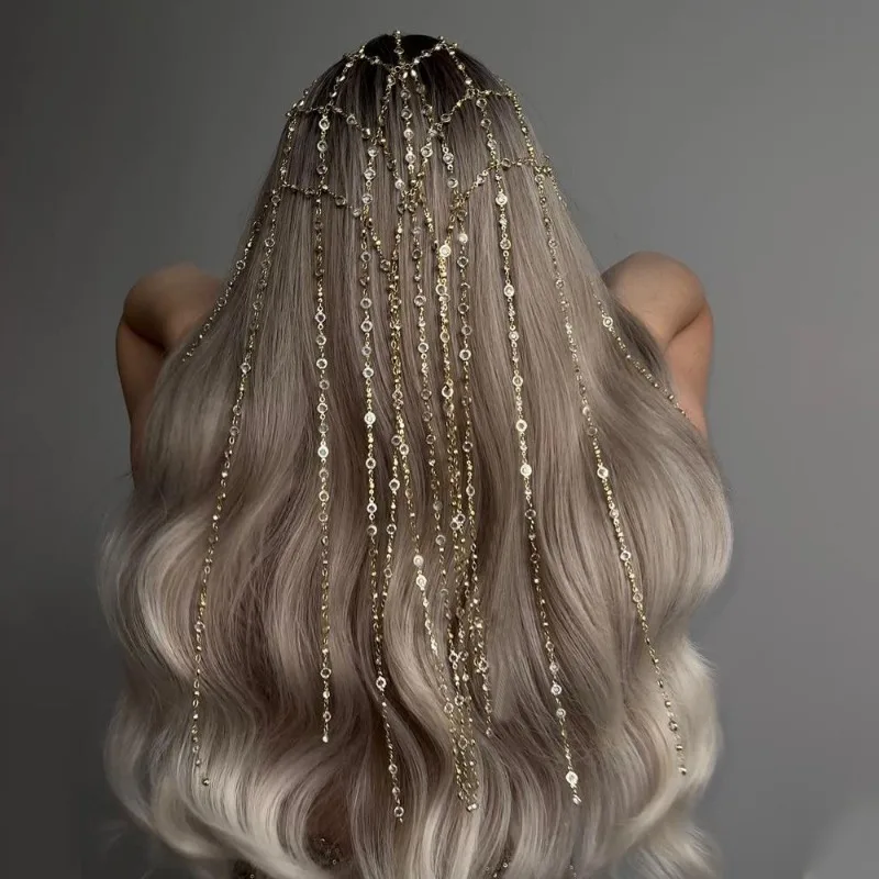 Женская повязка на голову с кисточками принцессы, высококачественная сетчатая повязка на голову со стразами для сцены, старший смысл
Женская повязка на голову с кисточками принцессы, высококачественная сетчатая повязка на голову со стразами для сцены, старший смысл