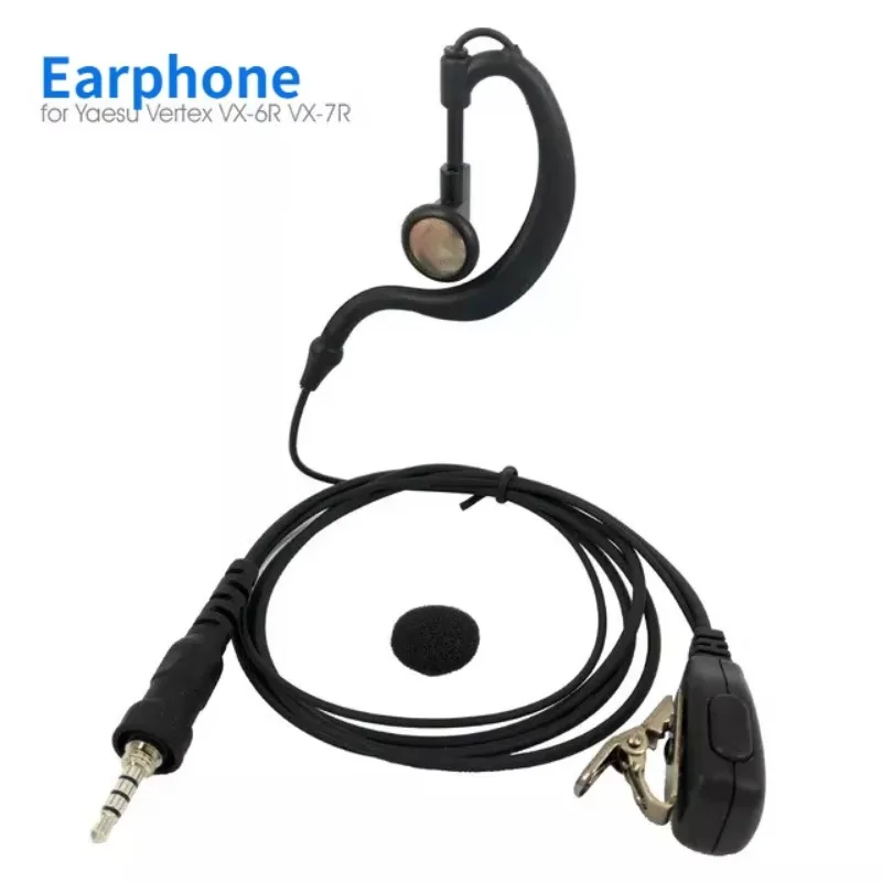 1 Pin 3.5mm Walkie Talkie PTT Earpiece Speaker Mic Headset for Yaesu Vertex VX-6R VX-7R FT-270R FT-277R VX-120 Two Way Radio
1 Pin 3.5mm Walkie Talkie PTT Earpiece Speaker Mic Headset for Yaesu Vertex VX-6R VX-7R FT-270R FT-277R VX-120 Two Way Radio