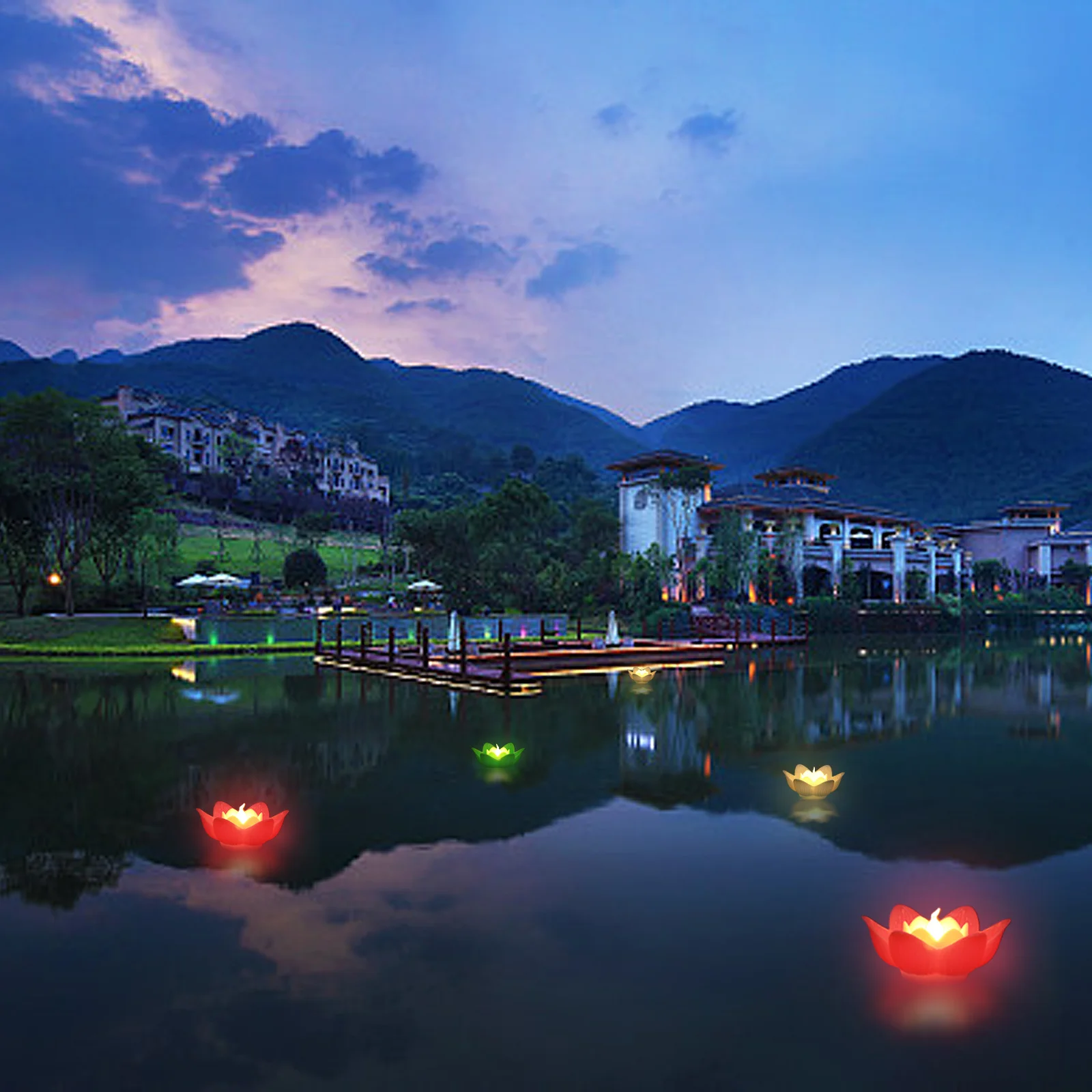 12Pcs Lotus Lantern LED Light Romantic Water Lamp Festival River Night Flower Lamp Lotus Light River Romantic
12Pcs Lotus Lantern LED Light Romantic Water Lamp Festival River Night Flower Lamp Lotus Light River Romantic