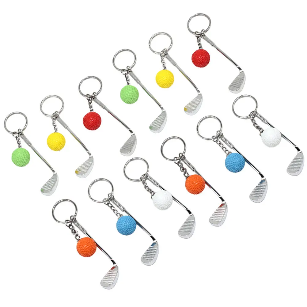 12Pcs Golf Ball Keychain Metal Alloy PVC Small Golfs Hanging Key Ring Sports Decor Backpack Pendant Party Favor Souvenir
12Pcs Golf Ball Keychain Metal Alloy PVC Small Golfs Hanging Key Ring Sports Decor Backpack Pendant Party Favor Souvenir