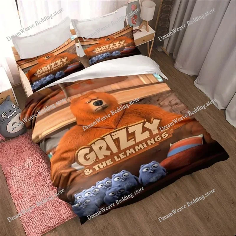 Grizzly & The Lemmings Cartoon Anime Duvet Cover Comforter Bedding set Soft Quilt Cover and Pillowcases SingleDoubleQueenKing963
Grizzly & The Lemmings Cartoon Anime Duvet Cover Comforter Bedding set Soft Quilt Cover and Pillowcases SingleDoubleQueenKing963