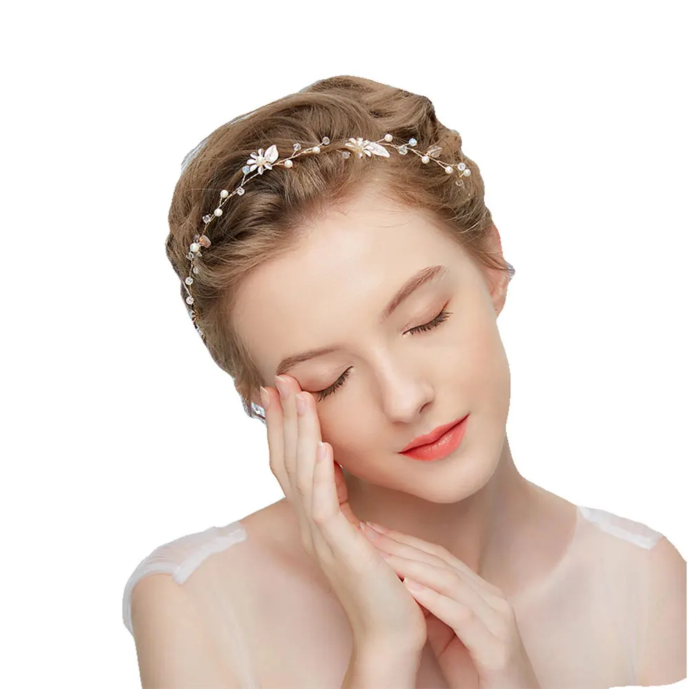 Pearl Hair Accessories Charming Crystal Handmade Hairband Elegant Eye-catching Wedding Bridal Costume Travel Perfect
Pearl Hair Accessories Charming Crystal Handmade Hairband Elegant Eye-catching Wedding Bridal Costume Travel Perfect