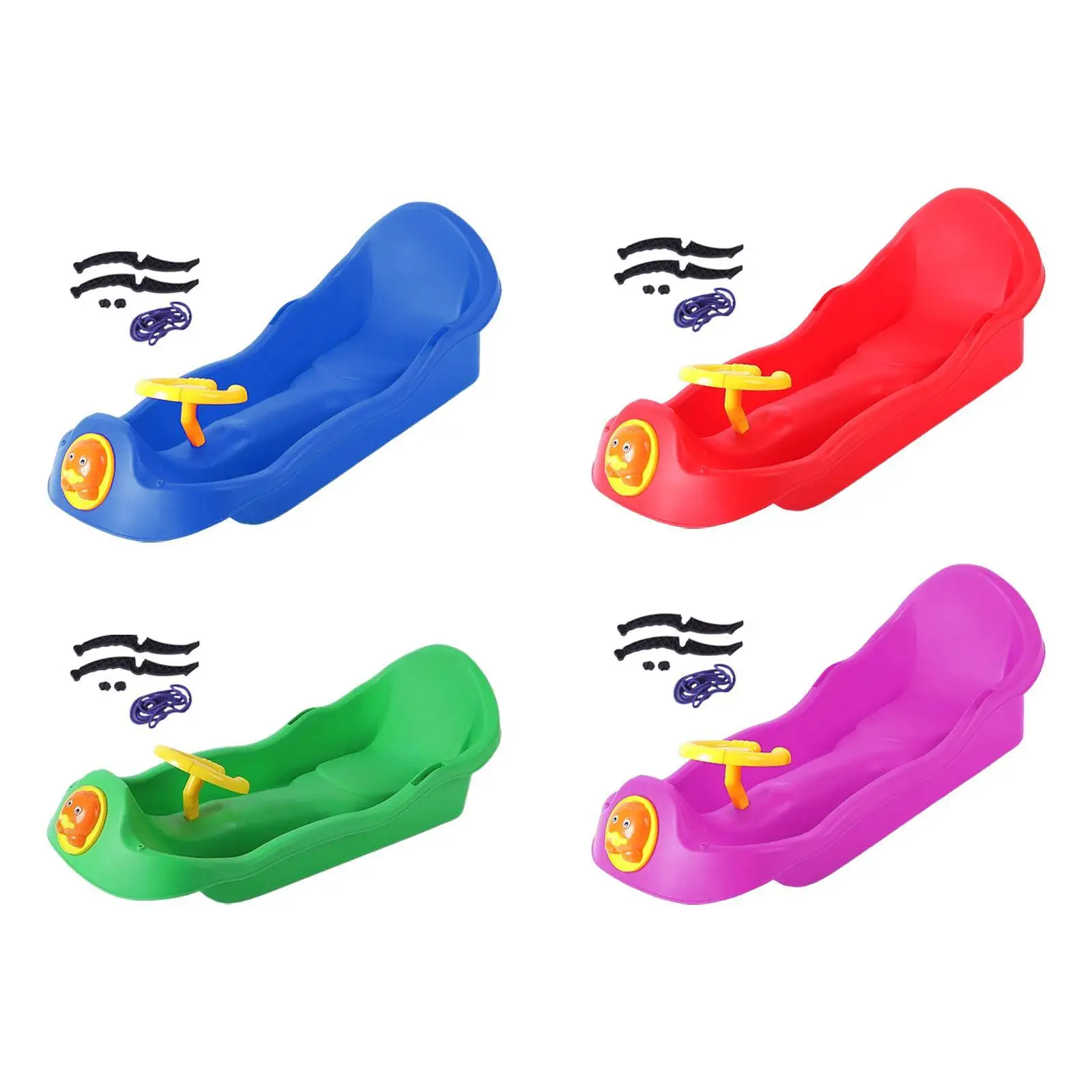 Versatile Snow Sledge with Steering Wheel PP Material Winter Sports Board for Kids Outdoor Snow Play
Versatile Snow Sledge with Steering Wheel PP Material Winter Sports Board for Kids Outdoor Snow Play