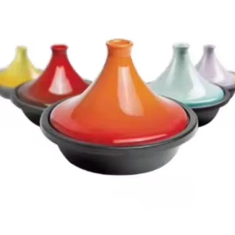 Commercial Kitchen High Quality Enamel Coated Cast Iron Bottom Ceramic Cover Metal Cookware Set Natural Taji Pot Gas Induction
Commercial Kitchen High Quality Enamel Coated Cast Iron Bottom Ceramic Cover Metal Cookware Set Natural Taji Pot Gas Induction