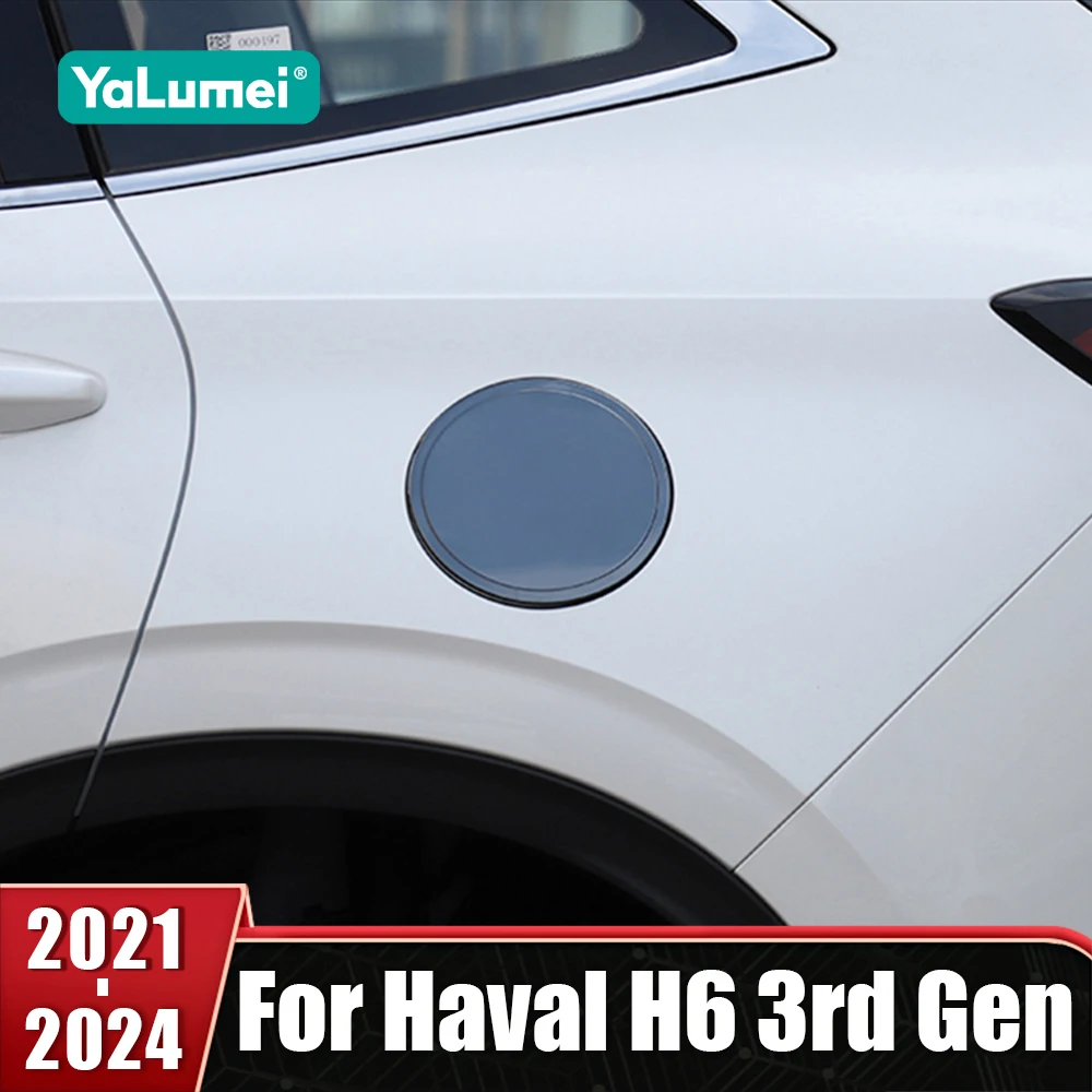 Stainless Steel Car Fuel Tank Cover Oil Cap Cover Trim Sticker For Haval H6 3rd Gen 2021-2024 GT DHT PHEV Exterior Accessories
Stainless Steel Car Fuel Tank Cover Oil Cap Cover Trim Sticker For Haval H6 3rd Gen 2021-2024 GT DHT PHEV Exterior Accessories