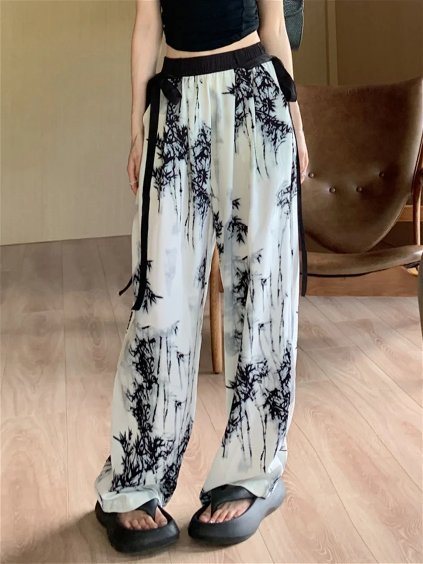 Alien Kitty Chinese Style Printed Pants Women Wide Leg Straight 2023 OL Loose New Summer Casual Office Lady Slim Chic Daily
Alien Kitty Chinese Style Printed Pants Women Wide Leg Straight 2023 OL Loose New Summer Casual Office Lady Slim Chic Daily