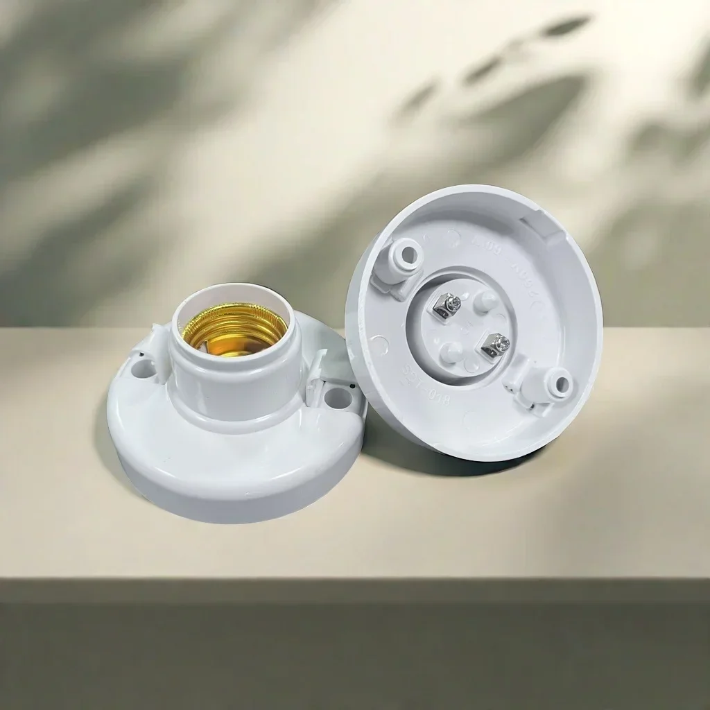 E27 Screw Cap Socket White Ceiling Light Lamp Bulb Fixing Base Stand Light Bulb Holder Lamp Socket For Ceiling Fan
E27 Screw Cap Socket White Ceiling Light Lamp Bulb Fixing Base Stand Light Bulb Holder Lamp Socket For Ceiling Fan