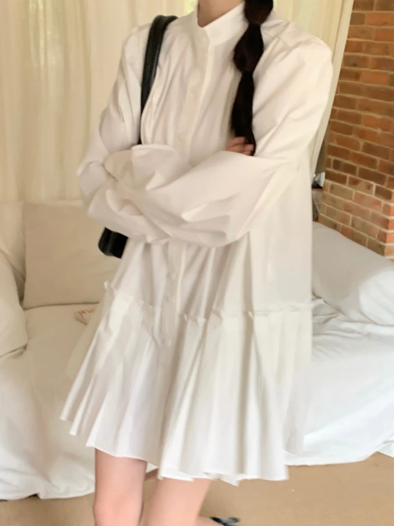 plus Size Long Sve irt Dr Design Sense Loose Slimming Belly Cover Summer New Sle Inner Wear Pleated ort Skirt
plus Size Long Sve irt Dr Design Sense Loose Slimming Belly Cover Summer New Sle Inner Wear Pleated ort Skirt