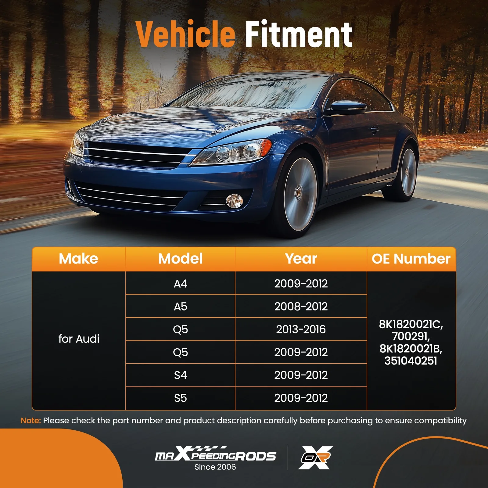 HVAC Blower Motor w/ Wheel for Audi A4/A5/Q5/S4/S5 2008-2016 700291 8K1820021B
HVAC Blower Motor w/ Wheel for Audi A4/A5/Q5/S4/S5 2008-2016 700291 8K1820021B