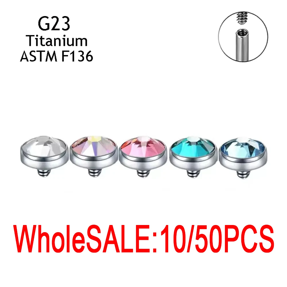 10/50Pcs G23 Titanium Earrings Lip Stud 5A Cubic Zircon Nose Stud Tragus Cartilage Flatback Earlobe Piercing Jewelry Accessories
10/50Pcs G23 Titanium Earrings Lip Stud 5A Cubic Zircon Nose Stud Tragus Cartilage Flatback Earlobe Piercing Jewelry Accessories