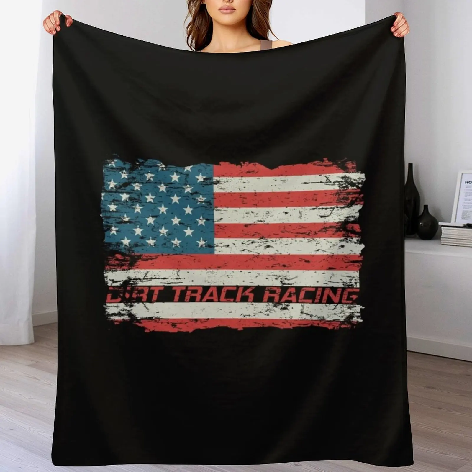 Dirt Track Racing American Flag Extreme Lover Gift Throw Blanket Luxurious Soft Blanket Holiday Gift for Family
Dirt Track Racing American Flag Extreme Lover Gift Throw Blanket Luxurious Soft Blanket Holiday Gift for Family