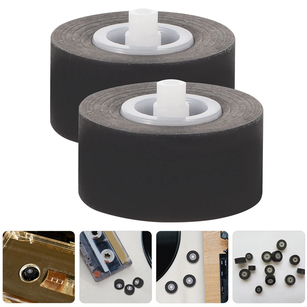 2pcs Rubber Roller 12-6.3-11.5-1.5 with Axis for Recorder Common Pinch Roller Repair Cassette Deck Tape Player Repair
2pcs Rubber Roller 12-6.3-11.5-1.5 with Axis for Recorder Common Pinch Roller Repair Cassette Deck Tape Player Repair