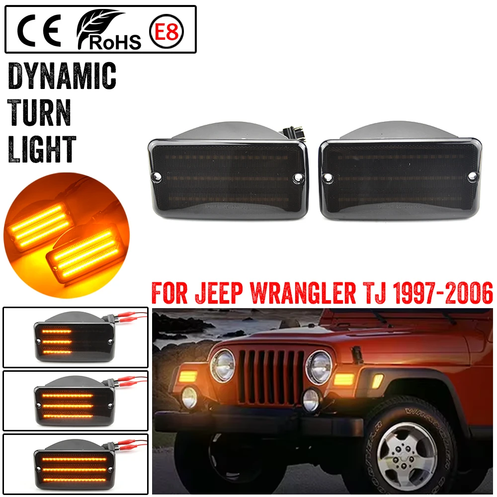 High quality For Wrangler TJ 1997-2006 Side Marker Turn Signal Lights DRL Day Running Lamps Car-Styling
High quality For Wrangler TJ 1997-2006 Side Marker Turn Signal Lights DRL Day Running Lamps Car-Styling
