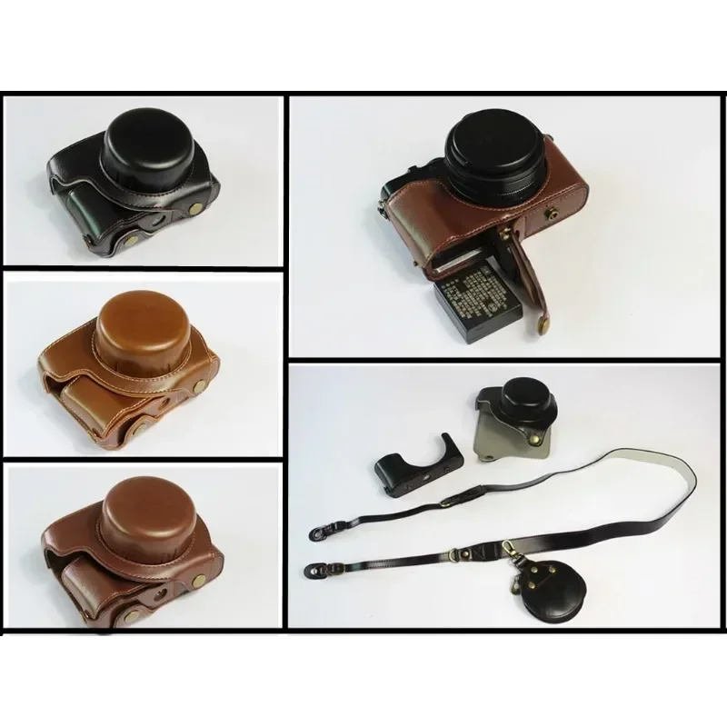 for Panasonic LUMIX DC-LX100M2 LX100 LX100II Camera Case Retro Camera Protective Jacket Camera Bag Portable cowhide Shoulder Bag
for Panasonic LUMIX DC-LX100M2 LX100 LX100II Camera Case Retro Camera Protective Jacket Camera Bag Portable cowhide Shoulder Bag