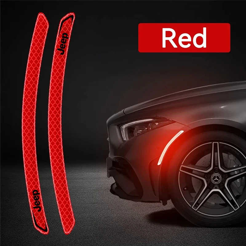 2 Pack Waterproof Jeep Car Wheel Arch Reflective Strips for Renegade Wrangler JK JL Grand Night Safety Auto Exterior Accessories
2 Pack Waterproof Jeep Car Wheel Arch Reflective Strips for Renegade Wrangler JK JL Grand Night Safety Auto Exterior Accessories