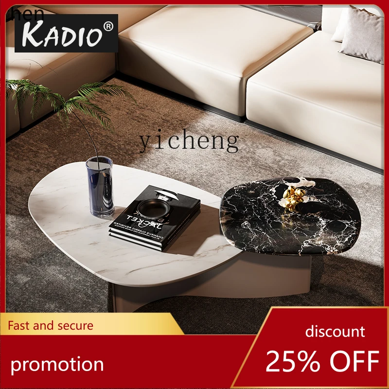 HXL original natural marble luxury stone surface modern home living room creative combination coffee table
HXL original natural marble luxury stone surface modern home living room creative combination coffee table