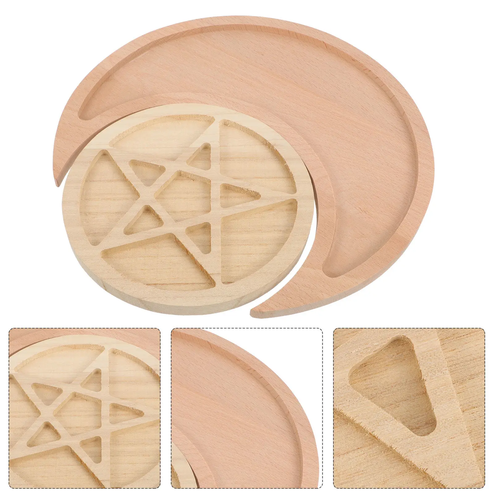 Набор из 2 подносов для украшений в форме луны и звезды, органайзер для туалетного столика и подставка для парфюмерии
Набор из 2 подносов для украшений в форме луны и звезды, органайзер для туалетного столика и подставка для парфюмерии