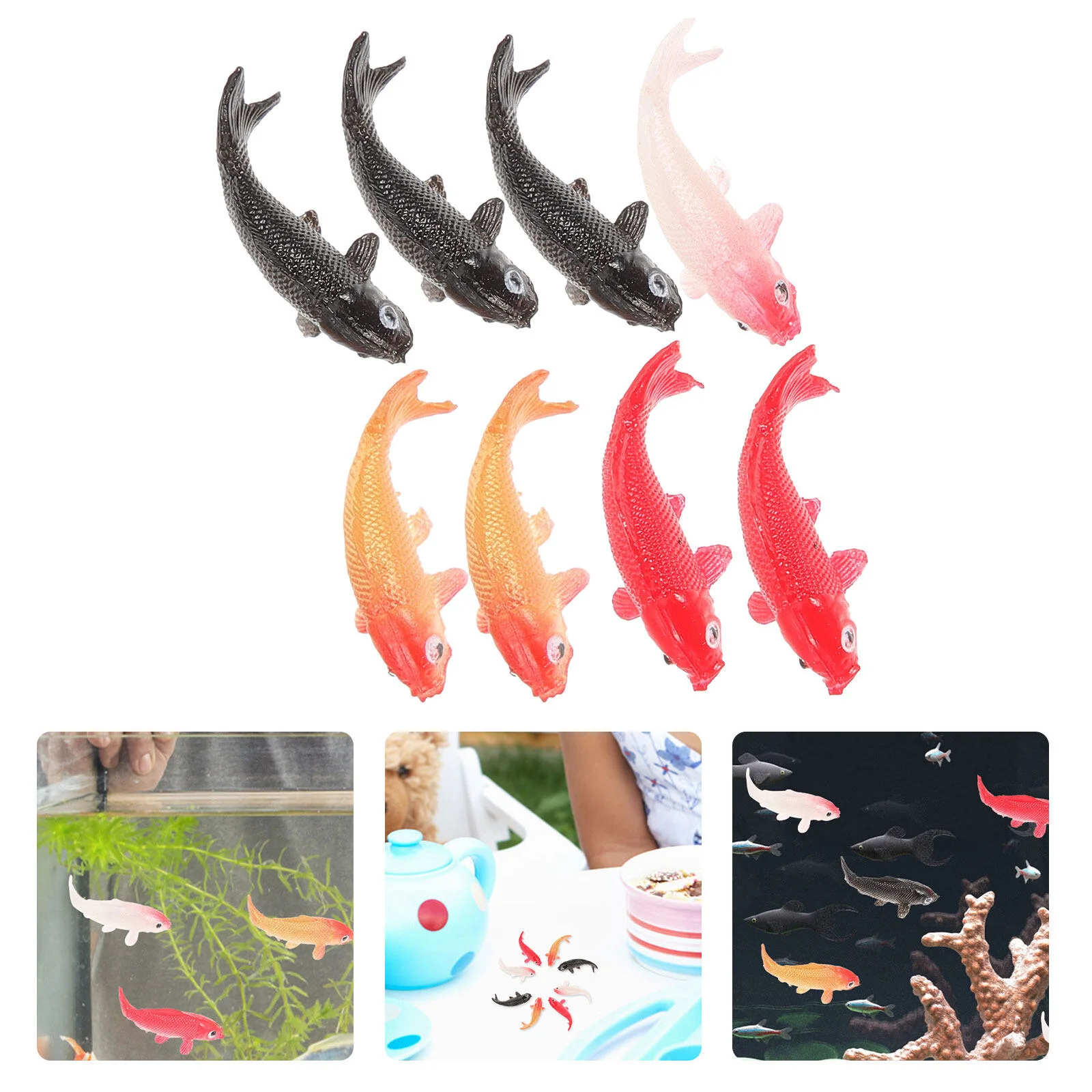 8/10/12pcs Dollhouse Miniature Goldfish Model Simulation Mini Fish Carp Animal Figure Kids Toys Home Decoration Mixed Style
8/10/12pcs Dollhouse Miniature Goldfish Model Simulation Mini Fish Carp Animal Figure Kids Toys Home Decoration Mixed Style