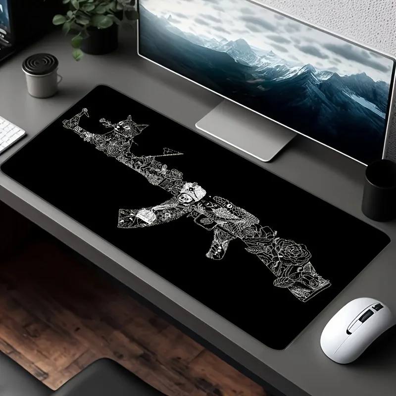 Exquisite animated gun design, mouse pad, anti-slip surface, durable rubber base, suitable for gamers and home use, high quality
Exquisite animated gun design, mouse pad, anti-slip surface, durable rubber base, suitable for gamers and home use, high quality