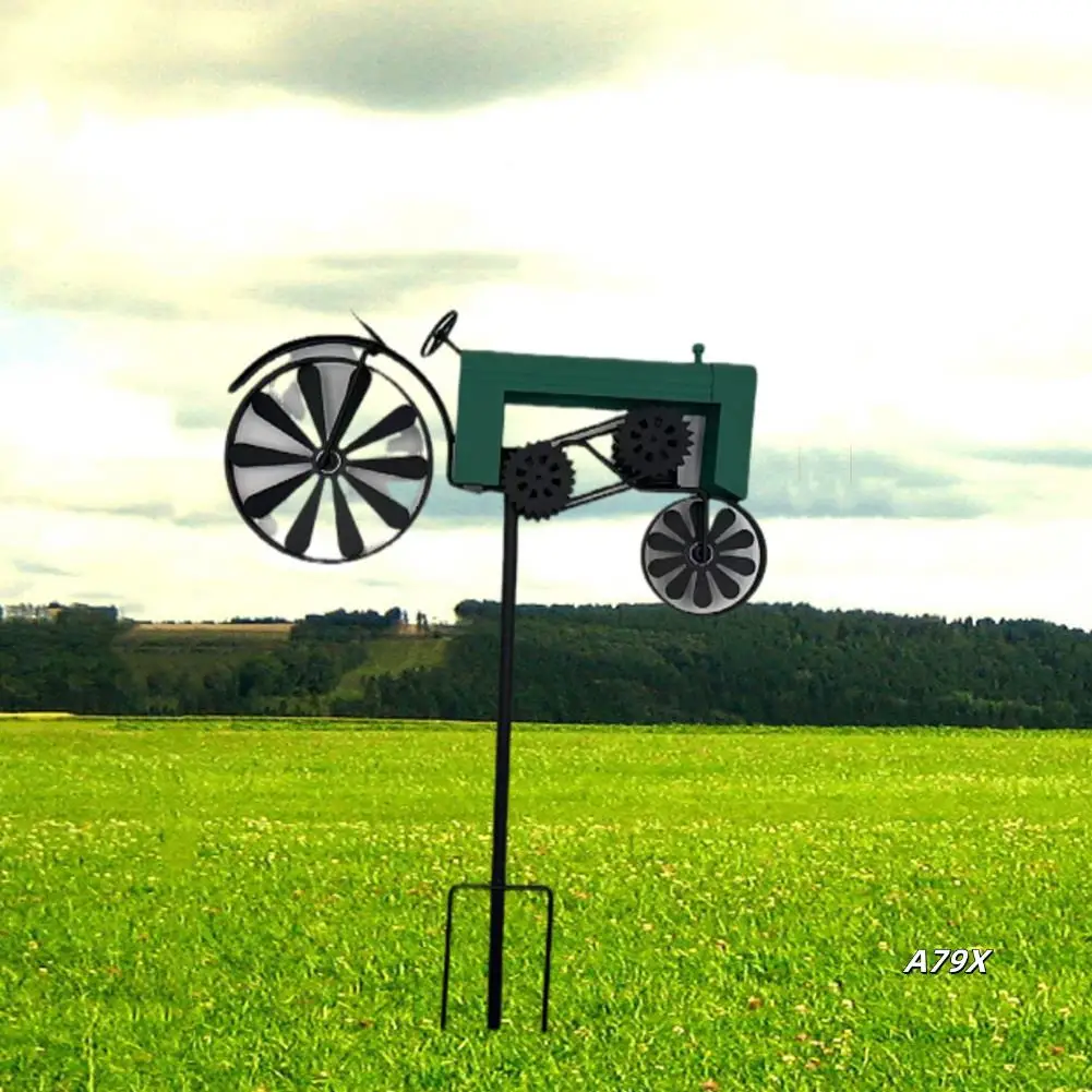 Garden Stake,Farm Tractor,Turning Wheels, Vintage Finish,Tractor Wind Spinner,Tractor Yard Stake Cart
Garden Stake,Farm Tractor,Turning Wheels, Vintage Finish,Tractor Wind Spinner,Tractor Yard Stake Cart