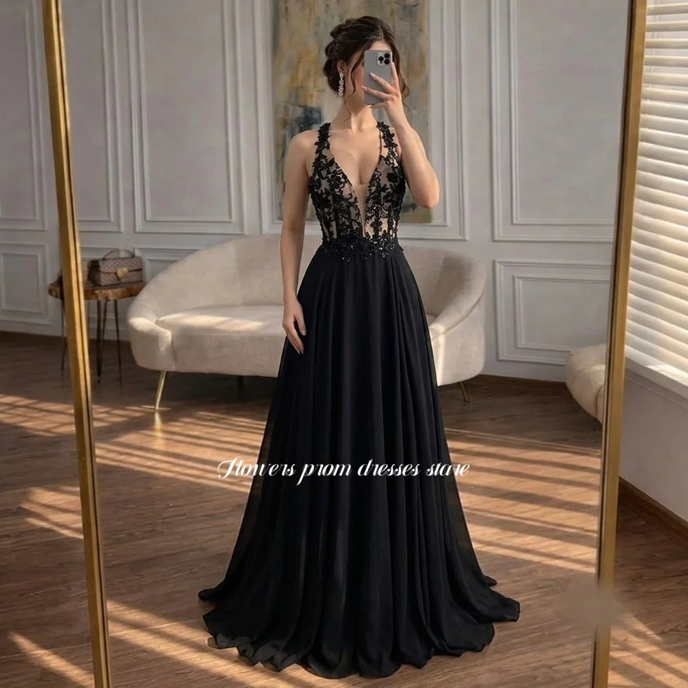Flowers A Line Party Dress with Lace Applique Halter Evening Dresses Chiffon Formal Occasion Dress for Women Customized
Flowers A Line Party Dress with Lace Applique Halter Evening Dresses Chiffon Formal Occasion Dress for Women Customized