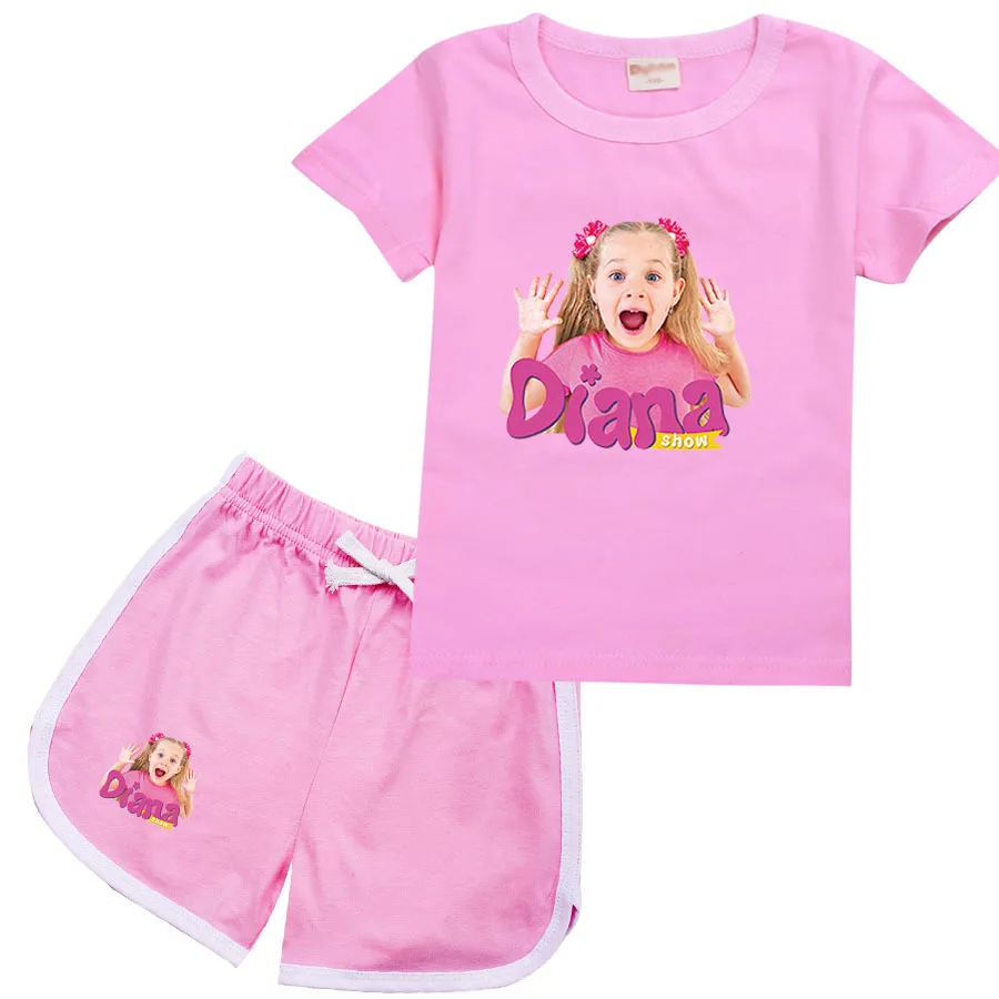 Diana and Roma Show Costume Kids Short Sleeve T-shirt Shorts 2pcs Sets Girls Sportswear Toddler Boys Outfits Children's Clothing
Diana and Roma Show Costume Kids Short Sleeve T-shirt Shorts 2pcs Sets Girls Sportswear Toddler Boys Outfits Children's Clothing