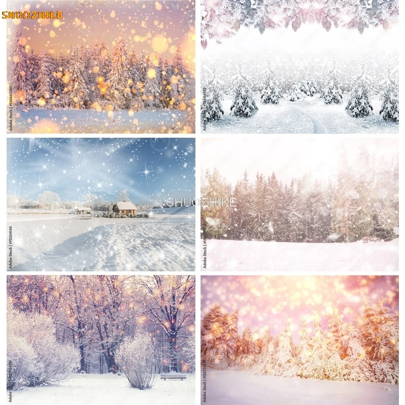 SHUOZHIKE Winter Natural Scenery Photography Background Forest Snowflake Landscape Travel Photo Backdrops Studio Props DJXJ-01
SHUOZHIKE Winter Natural Scenery Photography Background Forest Snowflake Landscape Travel Photo Backdrops Studio Props DJXJ-01