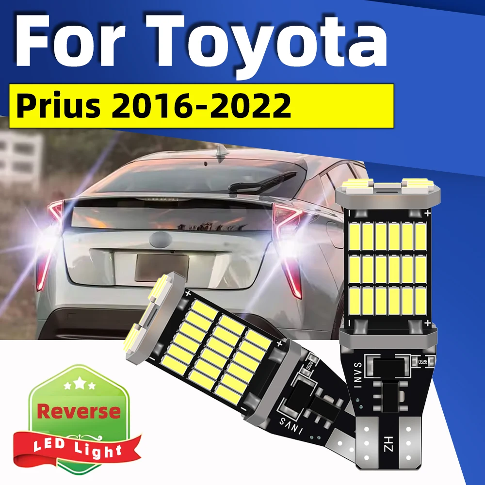 2Pcs For Toyota Prius 2016 2017 2018 2019 2020 2021 2022 LED Backup Reverse Back Up Light 4014SMD Car Tail Rear Bulb 6000K White
2Pcs For Toyota Prius 2016 2017 2018 2019 2020 2021 2022 LED Backup Reverse Back Up Light 4014SMD Car Tail Rear Bulb 6000K White
