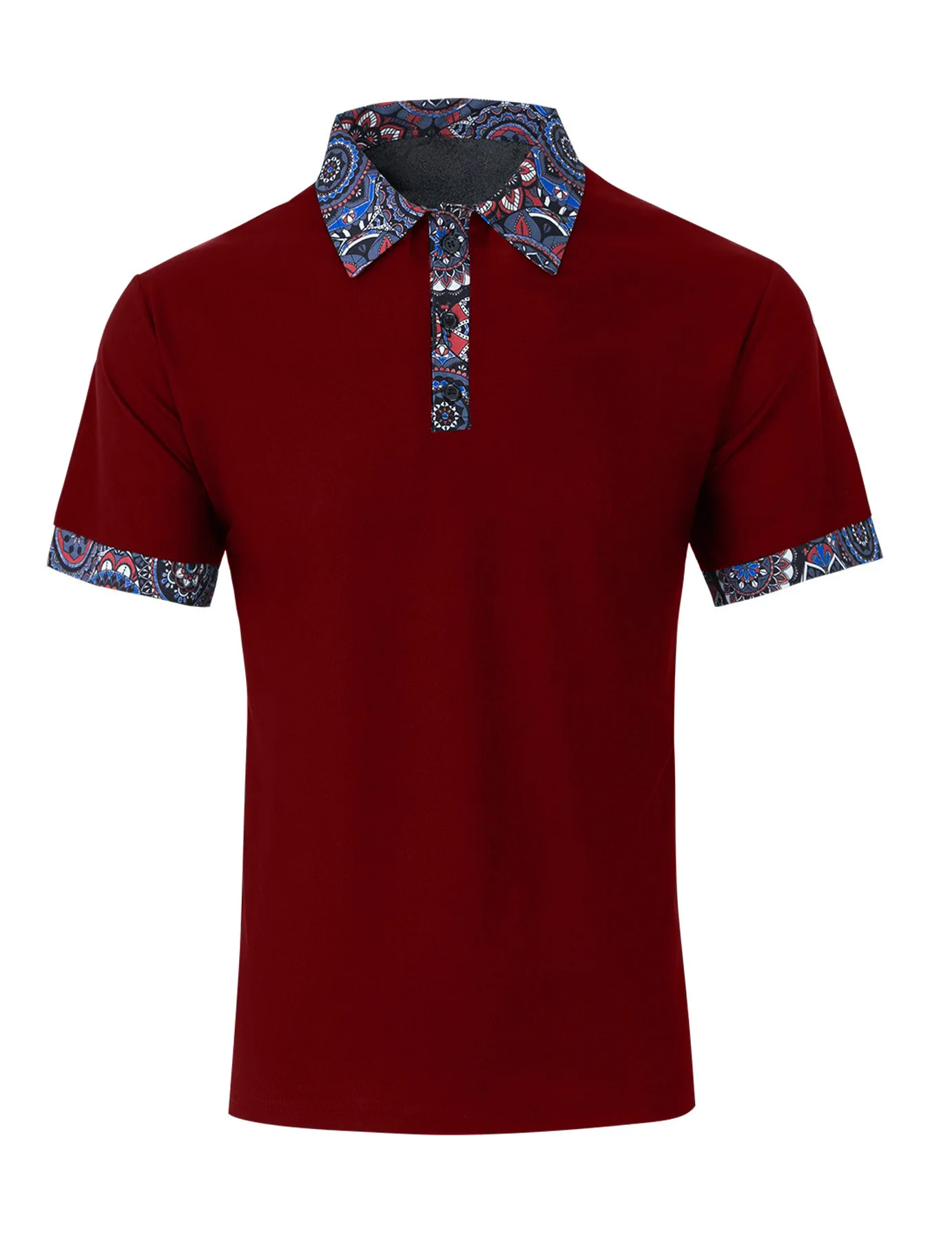 Mens Vintage Pattern Red Short Sleeve Polo Shirt Casual Business Stylish Comfortable Fit
Mens Vintage Pattern Red Short Sleeve Polo Shirt Casual Business Stylish Comfortable Fit