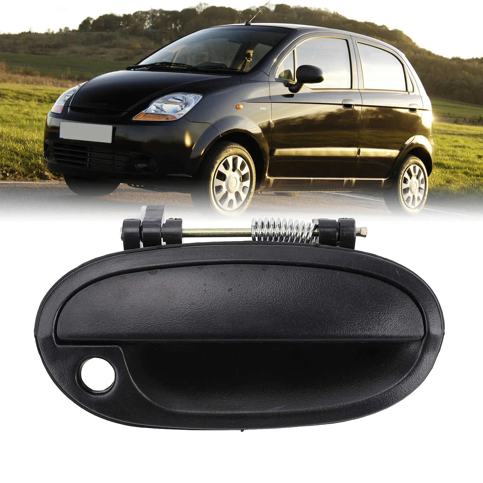 Внешняя дверная ручка, устойчивая к атмосферным воздействиям, отличная долговечность, замена наружной дверной ручки для Spark 2010-2013 гг.
Внешняя дверная ручка, устойчивая к атмосферным воздействиям, отличная долговечность, замена наружной дверной ручки для Spark 2010-2013 гг.