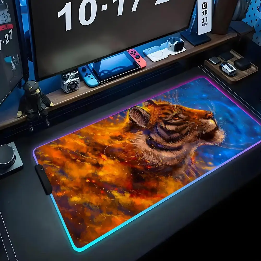 tiger art wallpaper Mouse Pad RGB Gaming Mousepad Big LED Pad PC Desk Mat Luminous Mouse Pad Large Keyboard Mats Table Rug
tiger art wallpaper Mouse Pad RGB Gaming Mousepad Big LED Pad PC Desk Mat Luminous Mouse Pad Large Keyboard Mats Table Rug