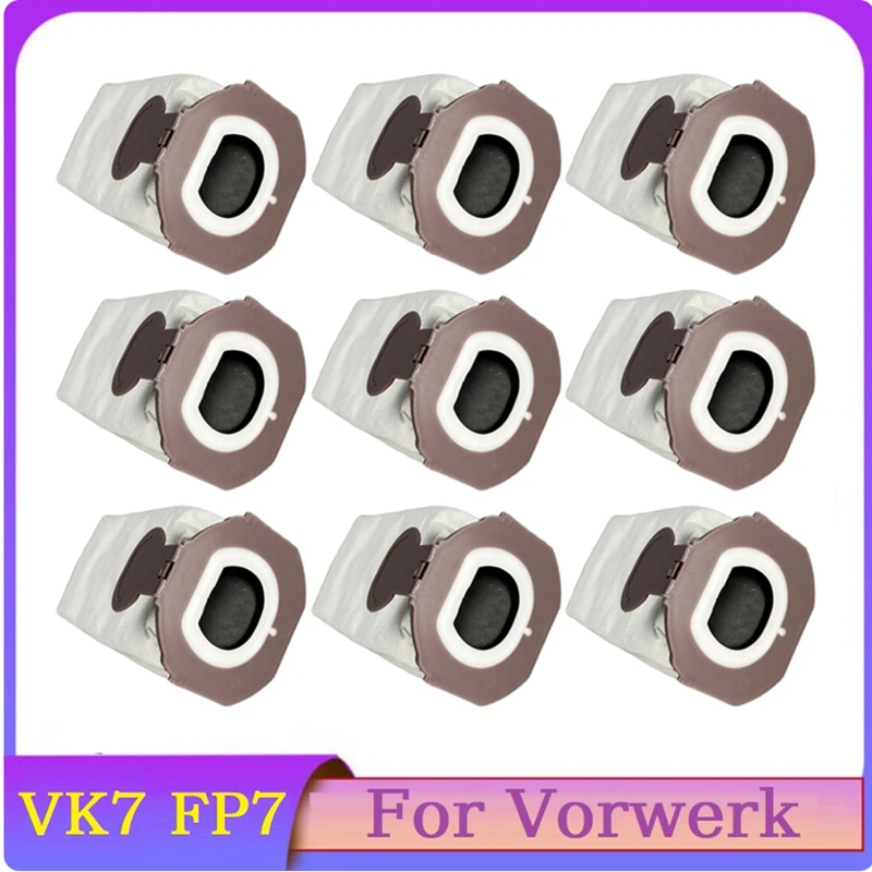 9 шт. сменный мешок для пыли для Vorwerk VK7 FP7, аксессуары для пылесоса, антибактериальный мешок для мусора с активированным углем
9 шт. сменный мешок для пыли для Vorwerk VK7 FP7, аксессуары для пылесоса, антибактериальный мешок для мусора с активированным углем