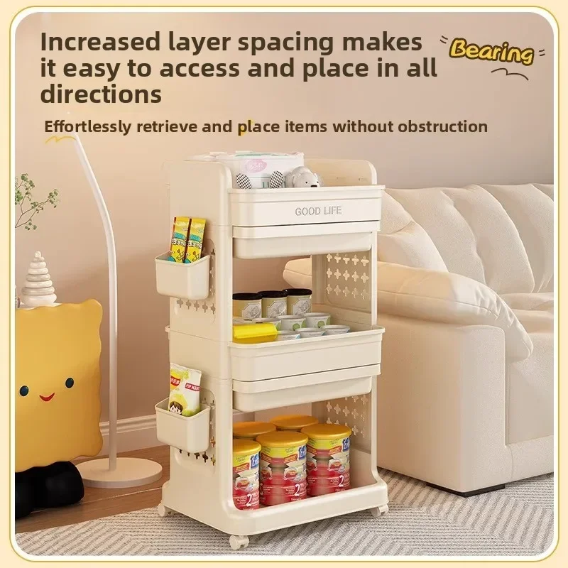 Factory Trolley Rack Installation-free Snack Storage Box Living Room Toy Storage Cabinet
Factory Trolley Rack Installation-free Snack Storage Box Living Room Toy Storage Cabinet