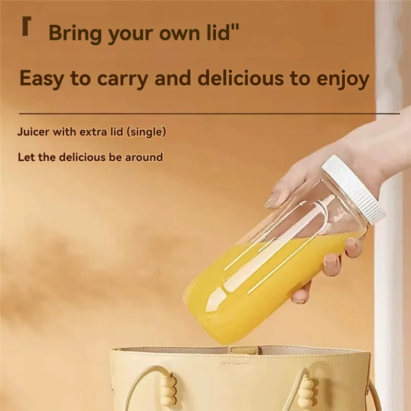 450Ml Blender Double Cup USB Rechargeable With 10-Blades Smart Safety Lock Automatic Power Off When Cover Is Openedab13
450Ml Blender Double Cup USB Rechargeable With 10-Blades Smart Safety Lock Automatic Power Off When Cover Is Openedab13