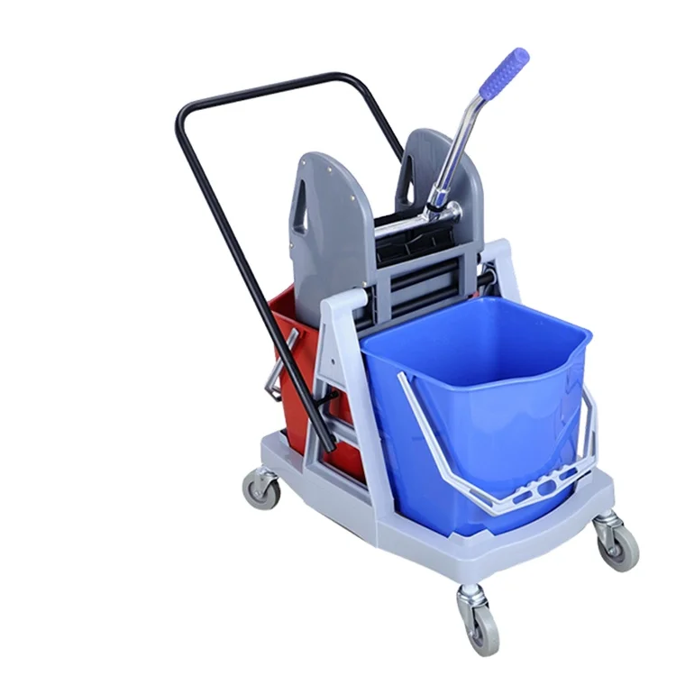 Double Bucket Design Street Tilt Truck Cleaning Cart Hotel Housekeeping Cleaning Trolley
Double Bucket Design Street Tilt Truck Cleaning Cart Hotel Housekeeping Cleaning Trolley