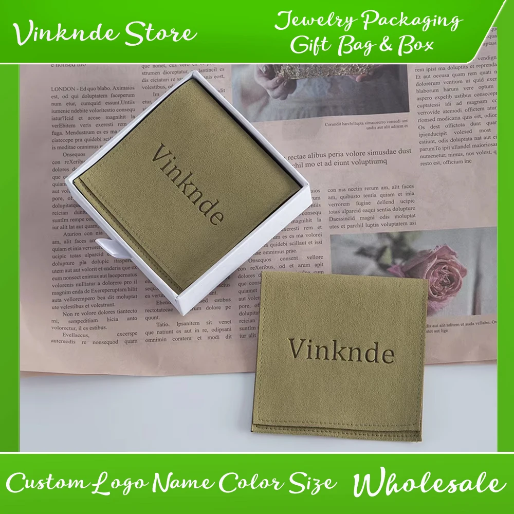 Wholesale Microfiber Suede Jewelry Packaging Bags Wedding Ring Earrings Organizer Custom Logo Travel Storage Dust Pouches 50Pcs
Wholesale Microfiber Suede Jewelry Packaging Bags Wedding Ring Earrings Organizer Custom Logo Travel Storage Dust Pouches 50Pcs
