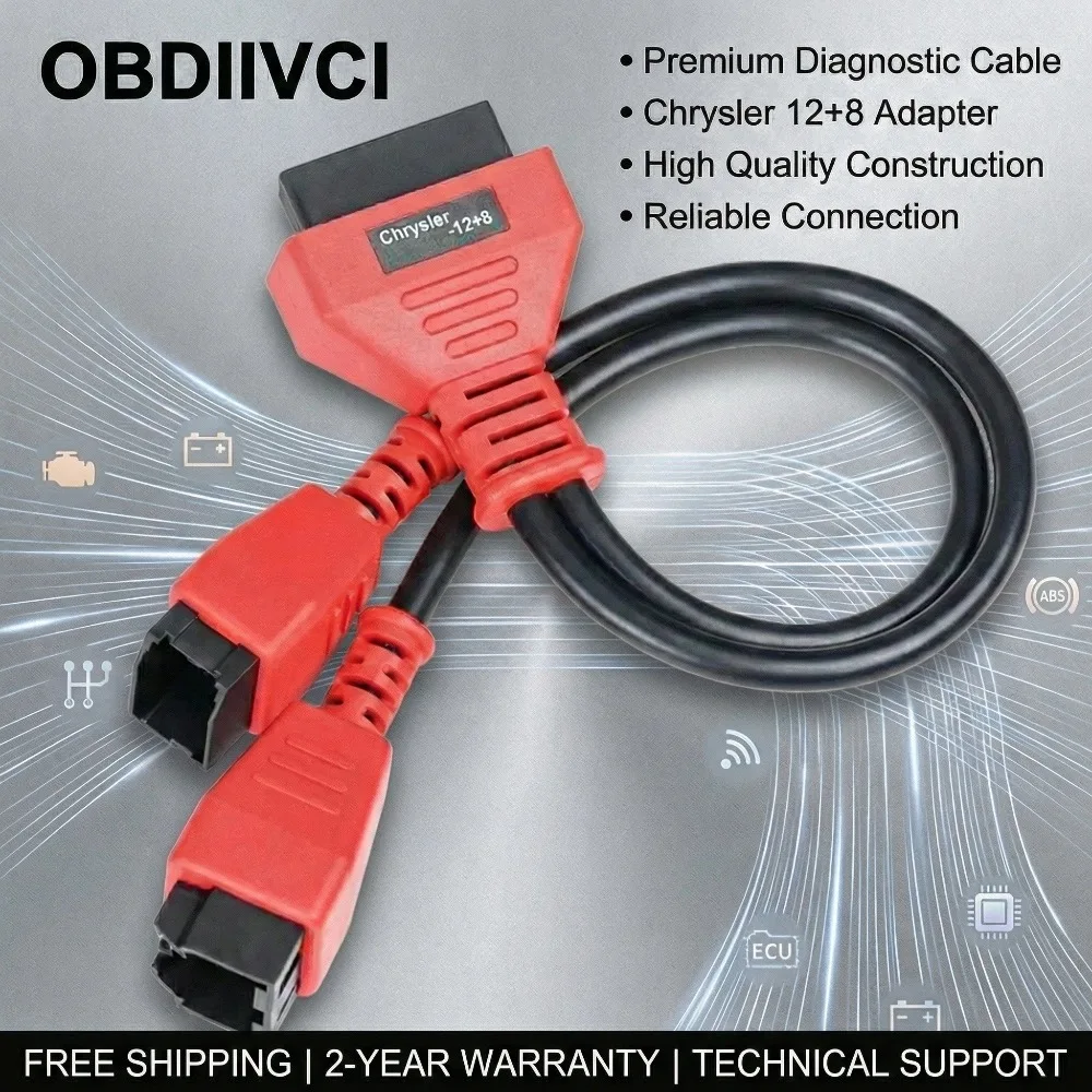 Универсальный диагностический кабель OBDIIVCI OEM FCA 12+8 с функцией обхода блокировки для модуля безопасности Chrysler
Универсальный диагностический кабель OBDIIVCI OEM FCA 12+8 с функцией обхода блокировки для модуля безопасности Chrysler