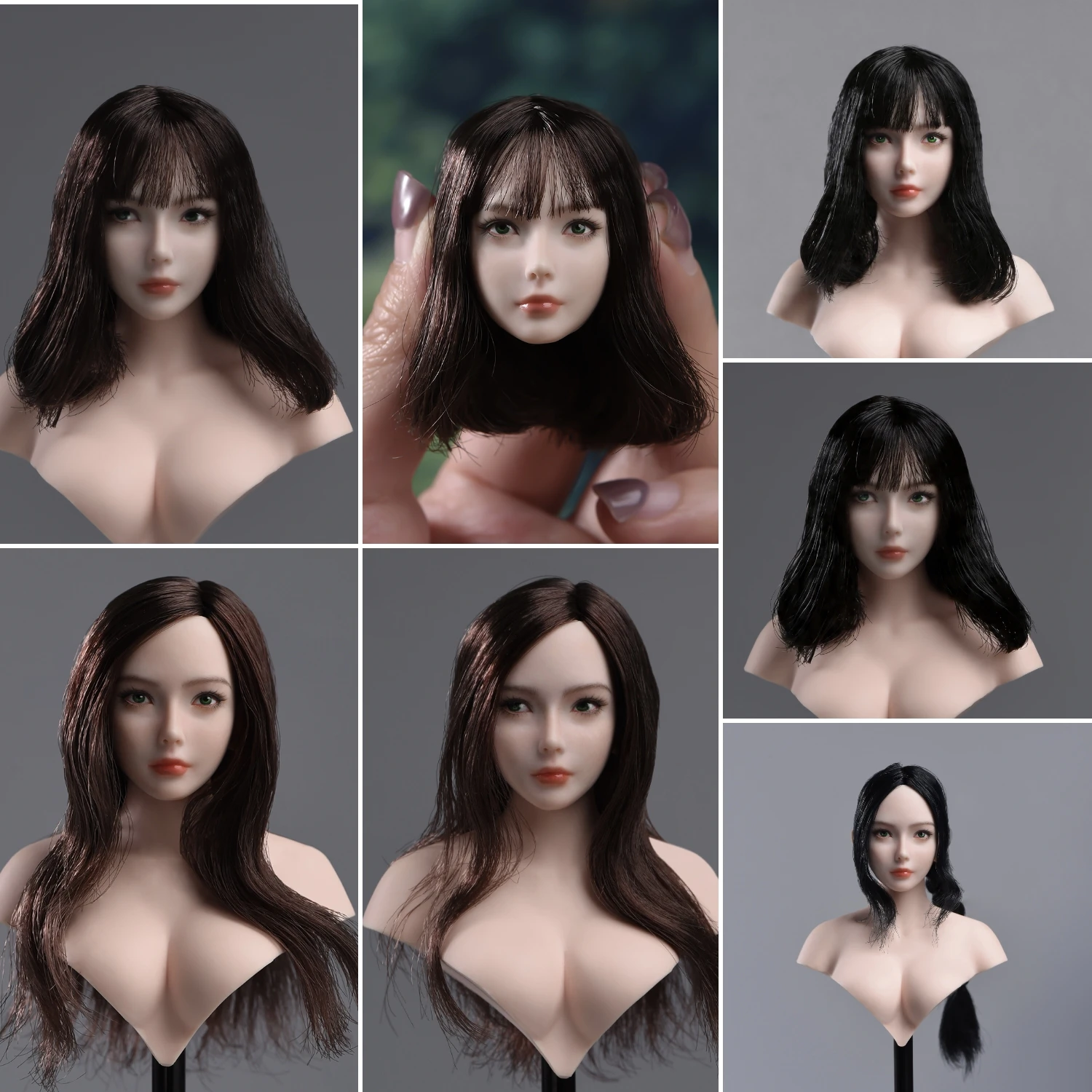 1/6 Scale Princess Anime Head Sculpt Direct Gaze/Strabismus Eyes Model Fit 12" Tbl Jiaou Female Soldier Action Figure Body Toy
1/6 Scale Princess Anime Head Sculpt Direct Gaze/Strabismus Eyes Model Fit 12" Tbl Jiaou Female Soldier Action Figure Body Toy
