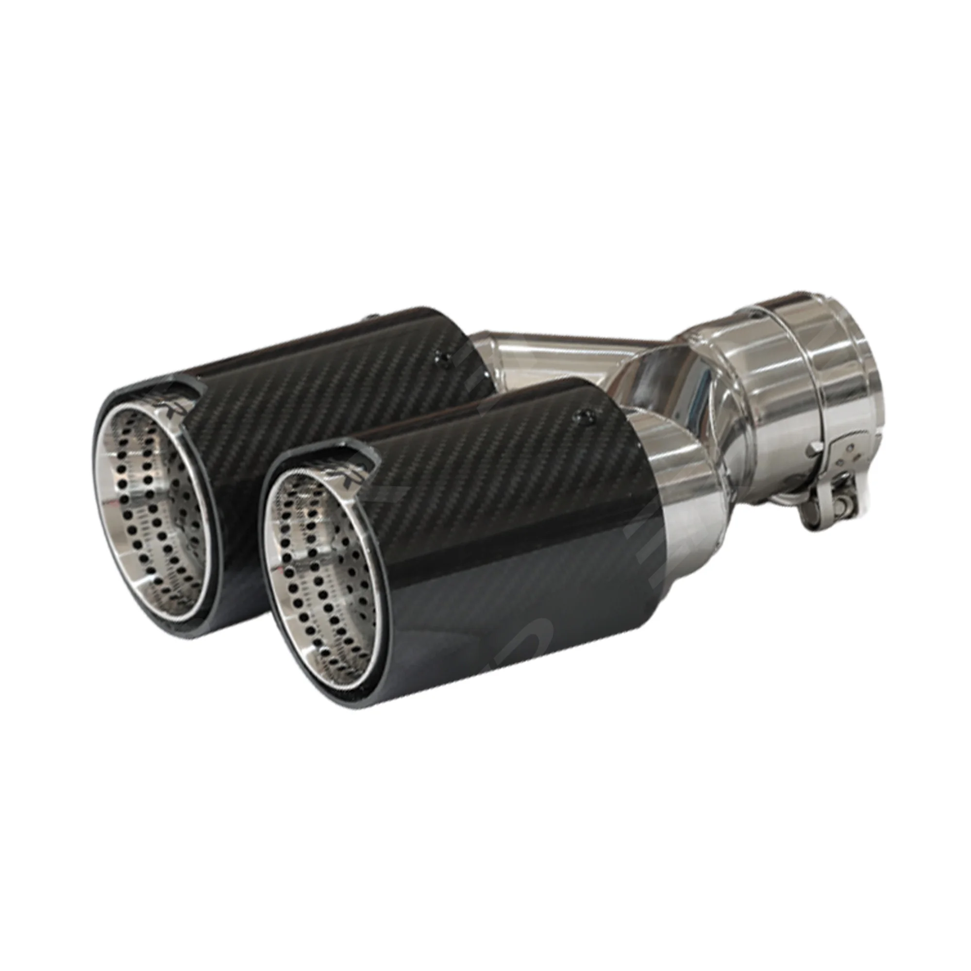1PC Upgrade universal Exhaust Tip for Car Accessories Real Glossy Carbon Fiber Dual Outlet Auto Muffler Pipe Modification
1PC Upgrade universal Exhaust Tip for Car Accessories Real Glossy Carbon Fiber Dual Outlet Auto Muffler Pipe Modification