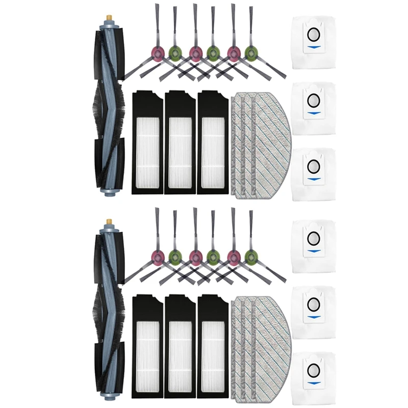 2Set Replacement For Ecovacs X1 Plus Robot Vacuum Cleaner Spare Parts Main Side Brush Hepa Filter Mop Rag Dust Bagglobal Stock R
2Set Replacement For Ecovacs X1 Plus Robot Vacuum Cleaner Spare Parts Main Side Brush Hepa Filter Mop Rag Dust Bagglobal Stock R
