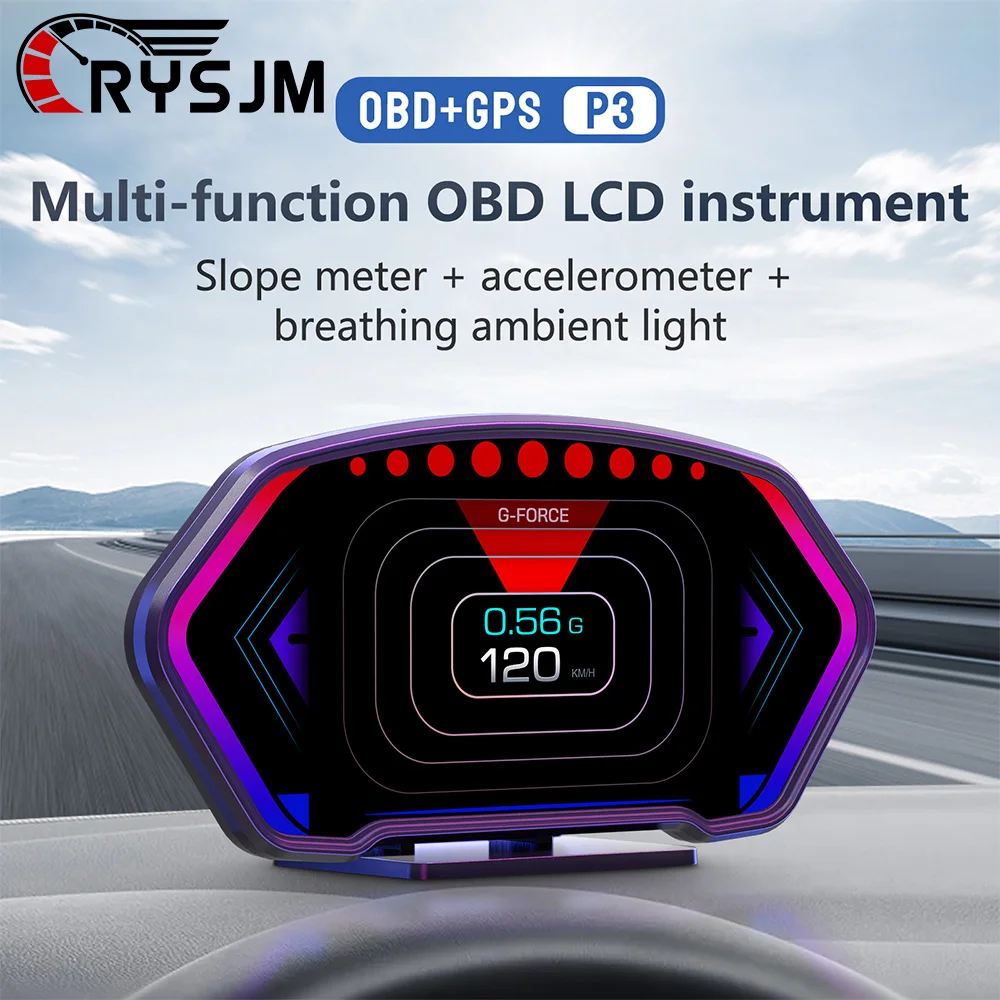 SS P3 OBD + GPS Многофункциональный прибор ЖК-спидометр HUD Проекционный дисплей Встроенный компьютерный измеритель наклона оборотов с датчиком сигнализации
SS P3 OBD + GPS Многофункциональный прибор ЖК-спидометр HUD Проекционный дисплей Встроенный компьютерный измеритель наклона оборотов с датчиком сигнализации